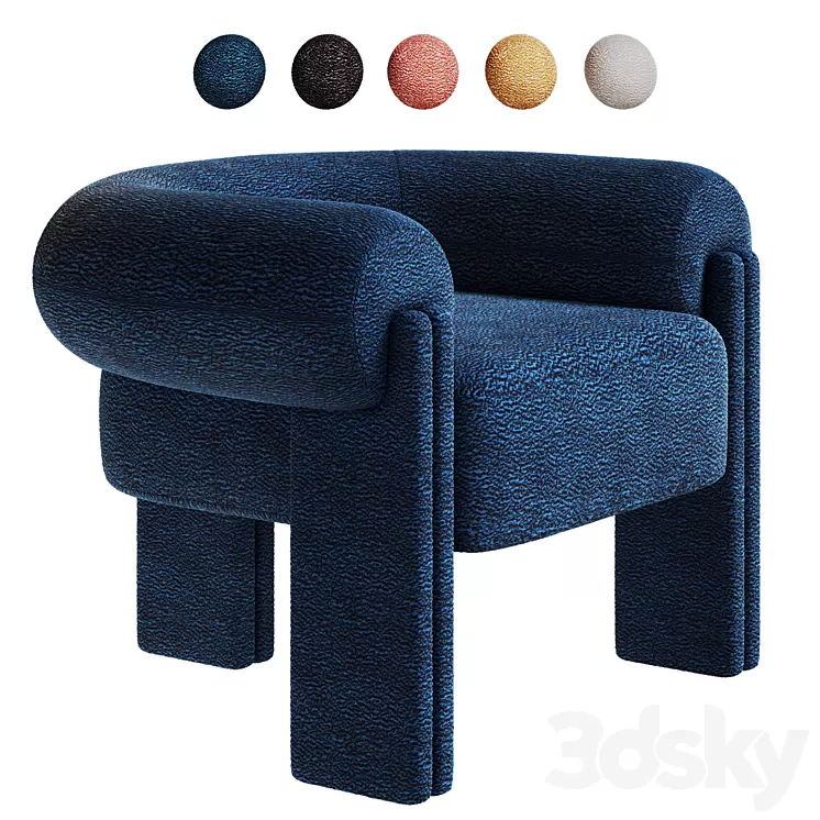 Sevigne Armchair X Metaphores 3D Model Free Download