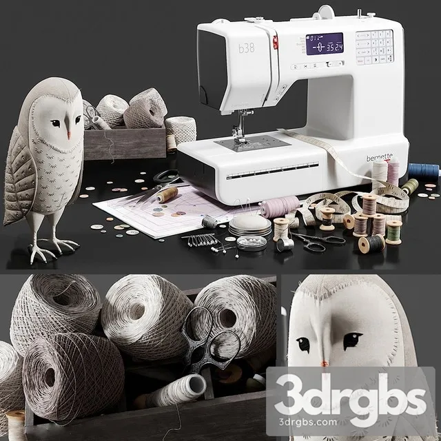 Sewing kit 3D Model Download