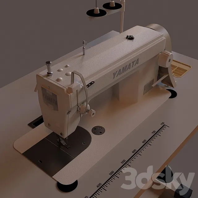 sewing machine Yamata 3D Model