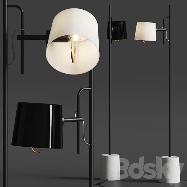 Seyvaa Open Floor Lamps 3DModel