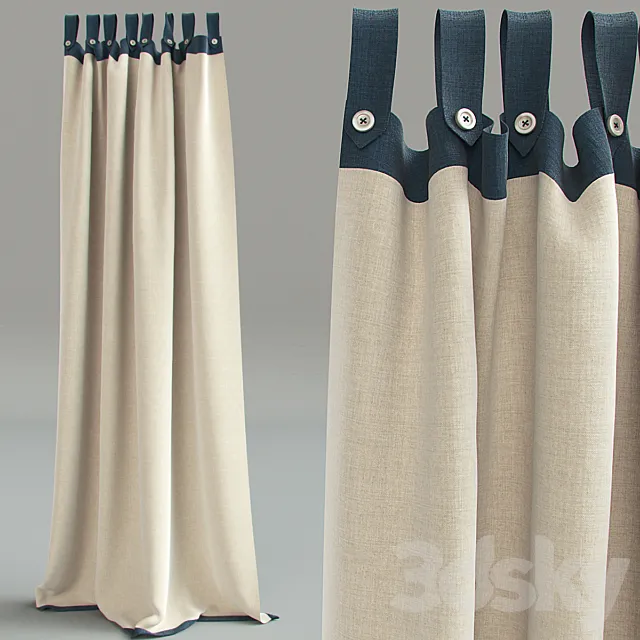 Shade buttoned 3DModel