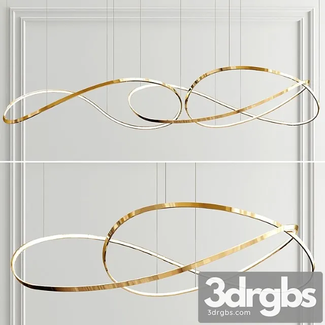 Shade ring chandelier Shade ring chandelier