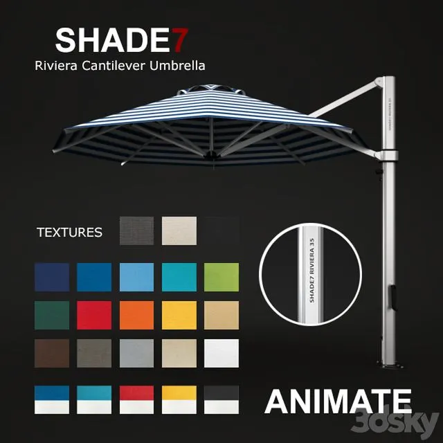 Shade7 RC Umbrella 3D Model