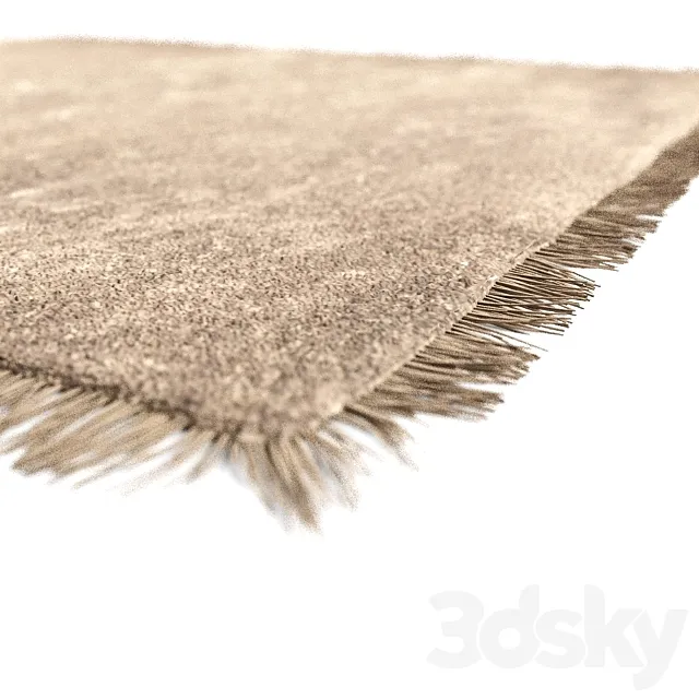 Shaggy carpet edging 3DModel Shaggy carpet edging 3DModel