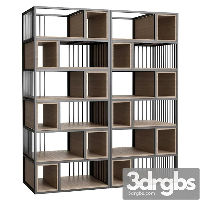 Shakedesign bookcases no. 18 2 3D Model Download Shakedesign bookcases no. 18 2 3D Model Download