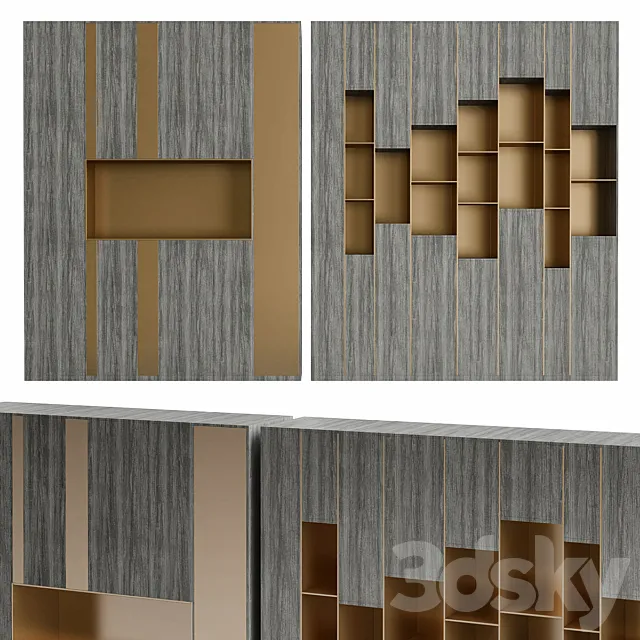 Shakedesign Bookcases No. 27 3DModel