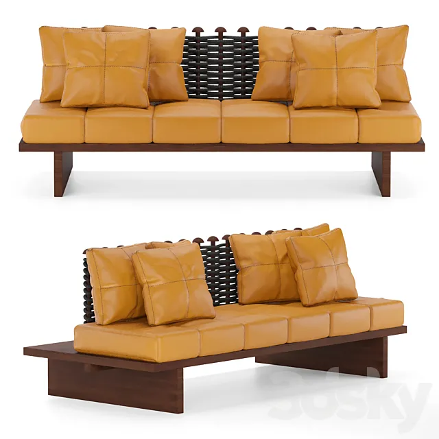 shaker-sofa 3D Model shaker-sofa 3D Model