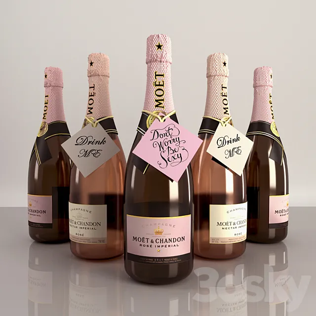 Shampanckoe Moët & Chandon 3DModel
