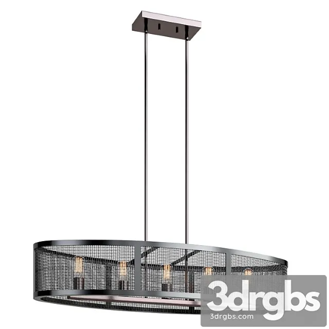 Shanda 5 light kitchen island linear pendant Shanda 5 light kitchen island linear pendant