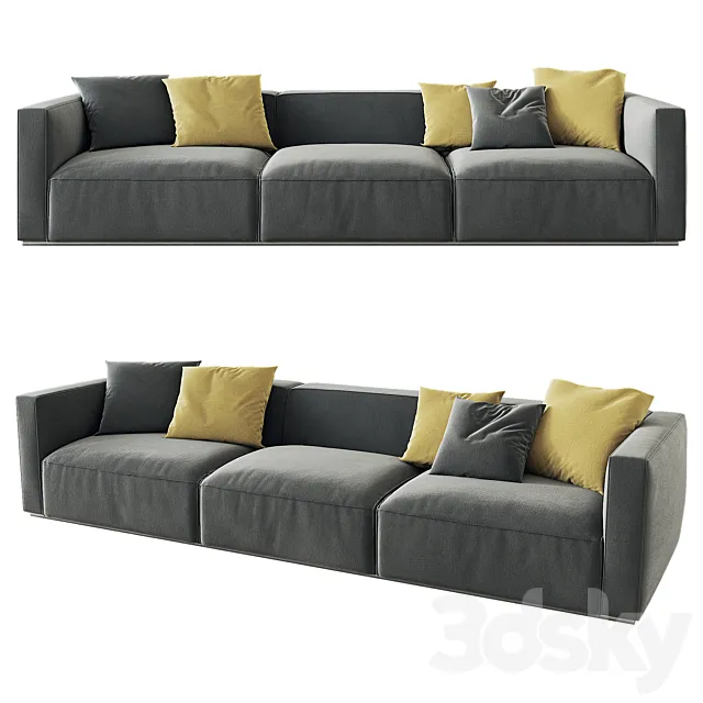 Shangai Sofa Poliform option 01 3DModel