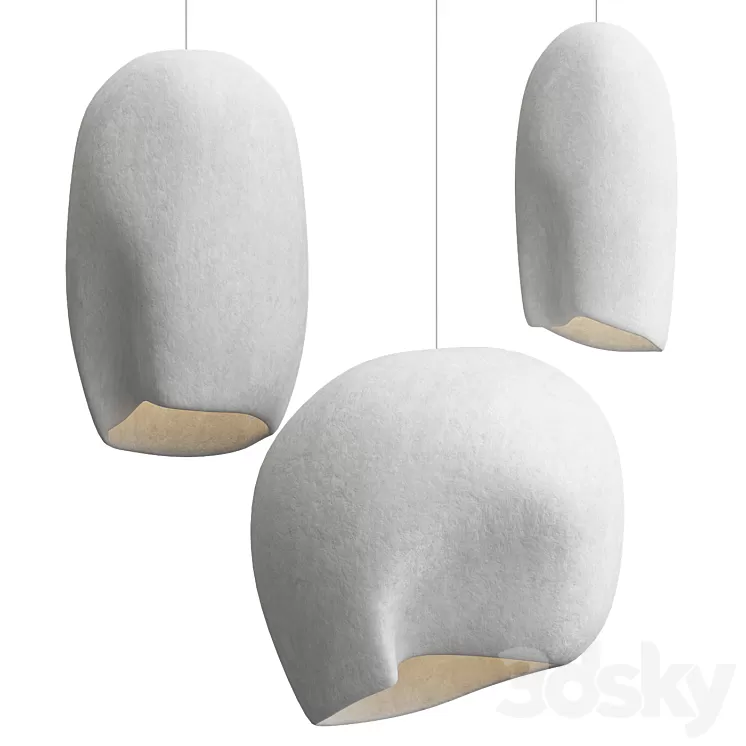 Shaped Pendant light 3D Model