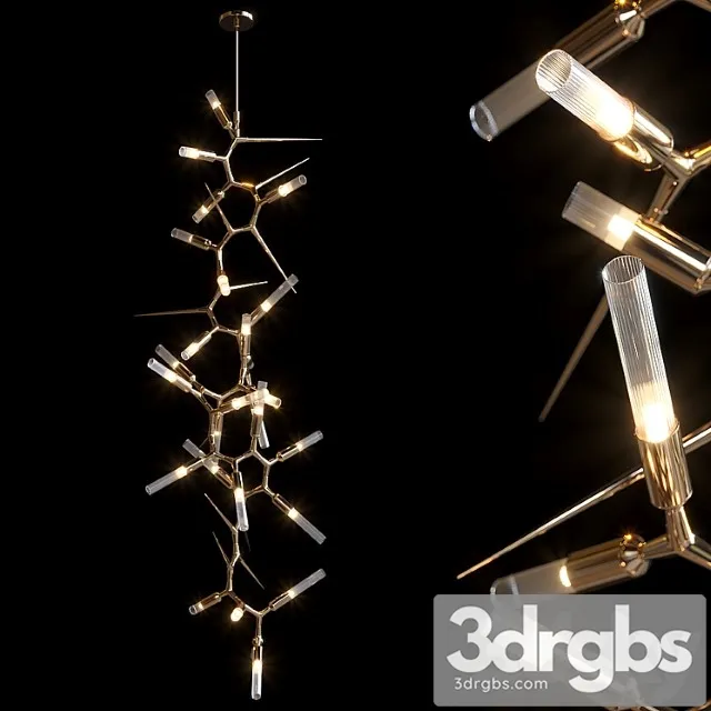 Shard Chandelier Luxxu 2 3D Model Download Shard Chandelier Luxxu 2 3D Model Download