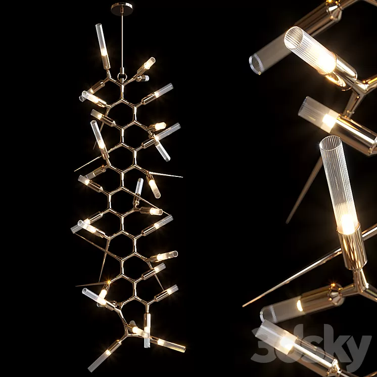 SHARD CHANDELIER LUXXU 3D Model