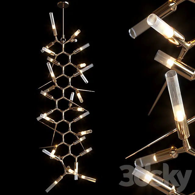 SHARD CHANDELIER LUXXU 3DModel