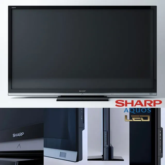 Sharp LC-70LE741ERU 3D Model