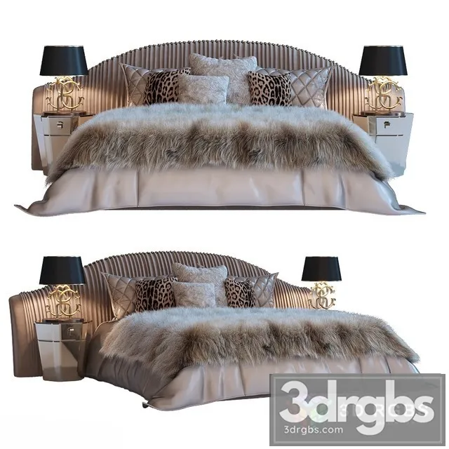 Sharpei Roberto Cavalli Bed 3D Model Download Sharpei Roberto Cavalli Bed 3D Model Download