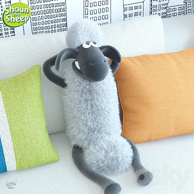 Shaun the sheep (lamb Sean) 3D Model Shaun the sheep (lamb Sean) 3D Model