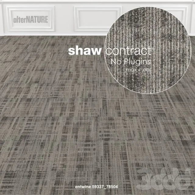 Shaw Carpet Alternature Entwine 3D Model Shaw Carpet Alternature Entwine 3D Model