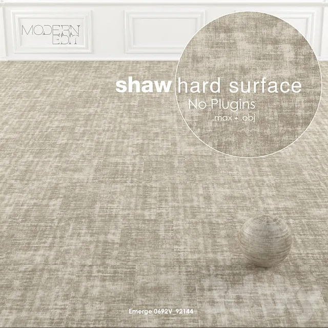 Shaw Hard Surface Intricate Wall to Wall Floor No 3 3D Model Shaw Hard Surface Intricate Wall to Wall Floor No 3 3D Model