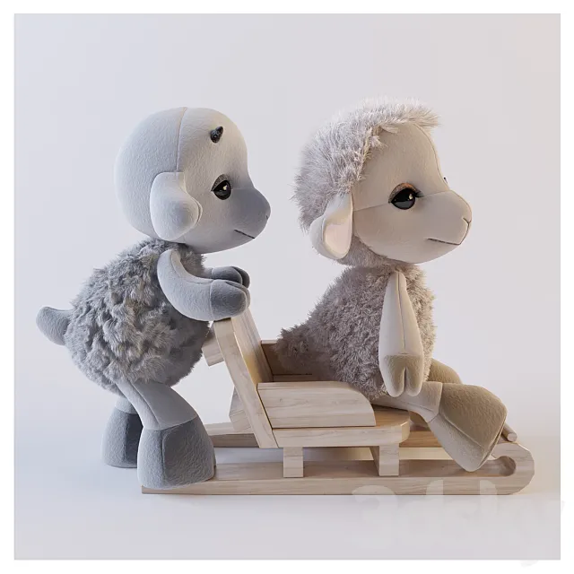 Sheep and goat 3D Model Sheep and goat 3D Model