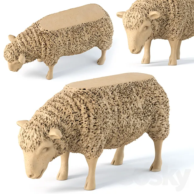 Sheep sode table 3D Model Sheep sode table 3D Model