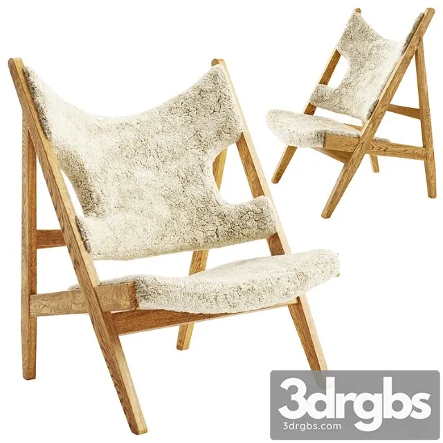 Sheepskin knitting chair by menu 3D Model Download Sheepskin knitting chair by menu 3D Model Download