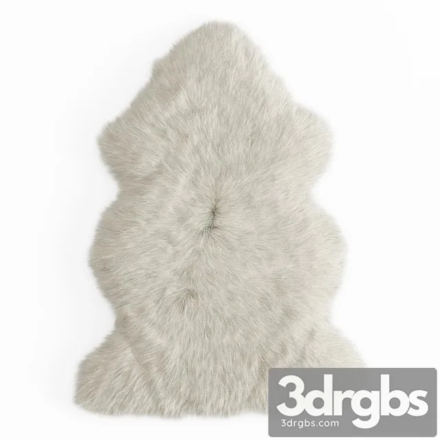 Sheepskin Rug 3D Model Download
