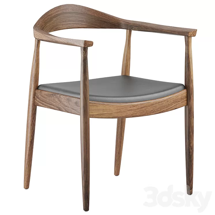 Shelby chair dark 3D Model Free Download