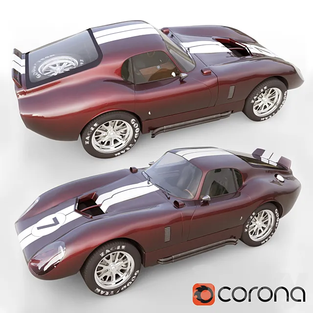Shelby Daytona Cobra 3D Model