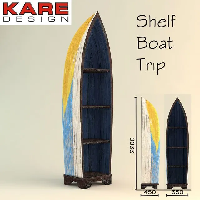 Shelf Boat Trip Kare design 3D Model