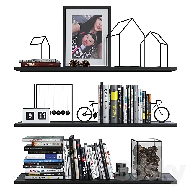 Shelf Decor 3D Model