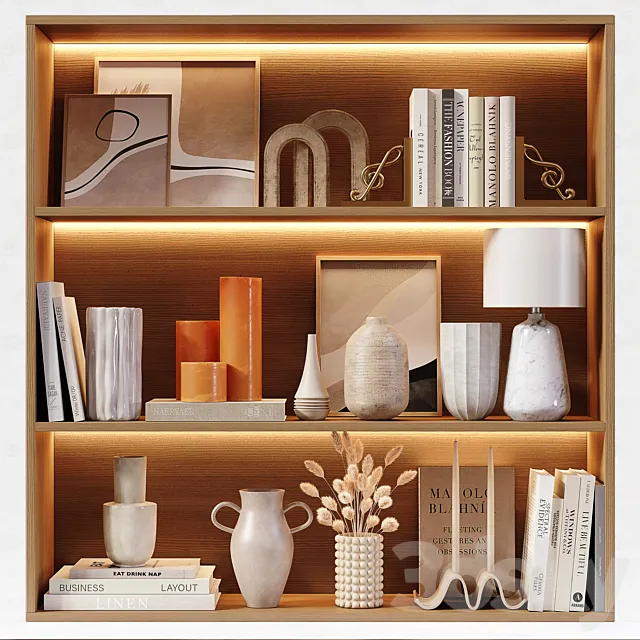 Shelf Decoration 3D Model