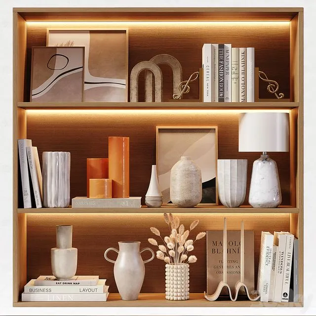 Shelf Decoration 3D Model