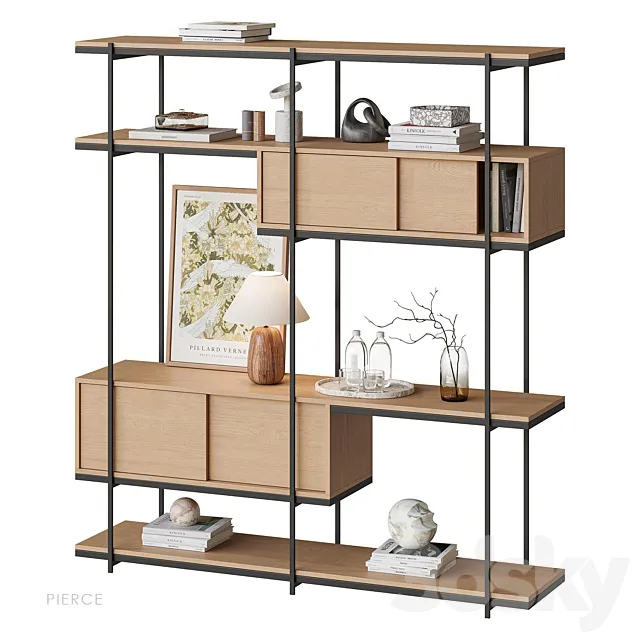 Shelf NG14 Pierce West Elm 3D Model