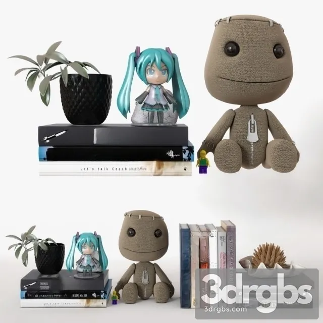 Shelf Set 05 3D Model Download Shelf Set 05 3D Model Download