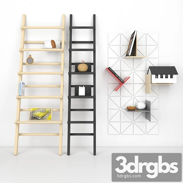 Shelf Set 1 3D Model Download Shelf Set 1 3D Model Download