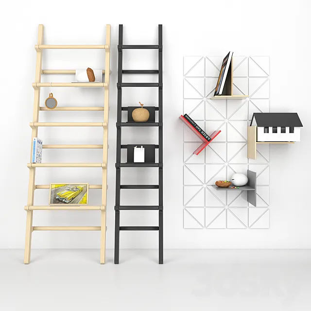 Shelf set 3DModel