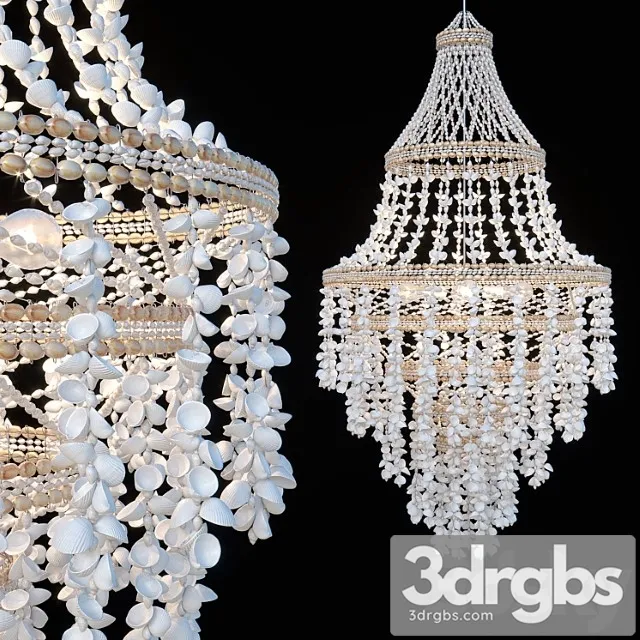 Shell Chandelier D800 3D Model Download Shell Chandelier D800 3D Model Download