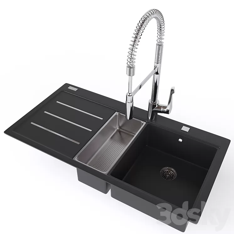 Shell Franke Mythos Fusion MTF 651-100 3D Model Shell Franke Mythos Fusion MTF 651-100 3D Model