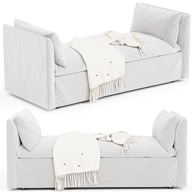 Shelter Daybed West elm 3DModel Shelter Daybed West elm 3DModel