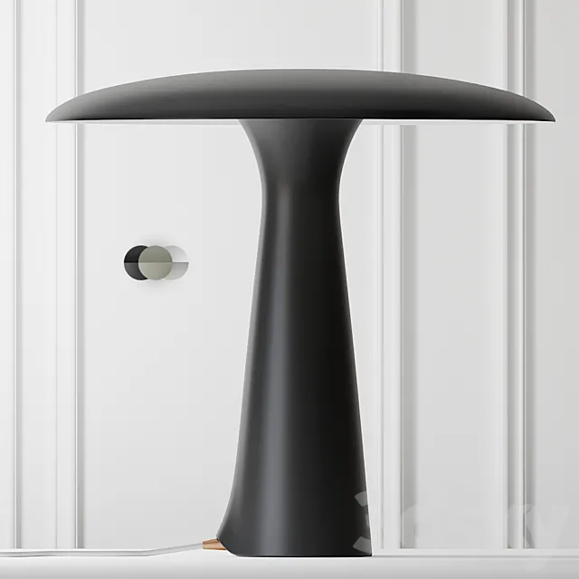 Shelter Table Lamp EU by Norman Copenhagen 3 Colors 3DModel