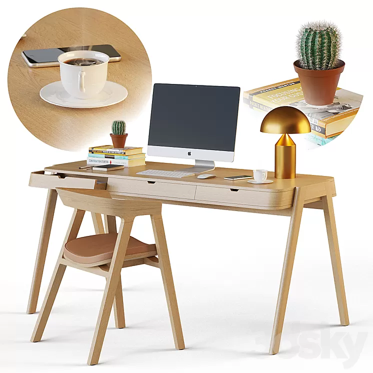 Shelter workstation 3D Model Shelter workstation 3D Model