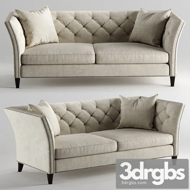 Shelton sofa by ethan allen 2 3D Model Download
