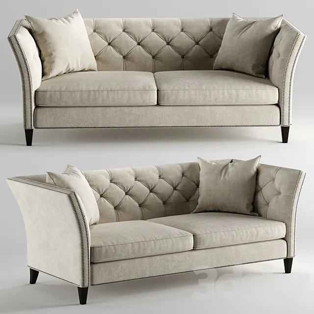 Shelton sofa by Ethan Allen 3D Model Shelton sofa by Ethan Allen 3D Model