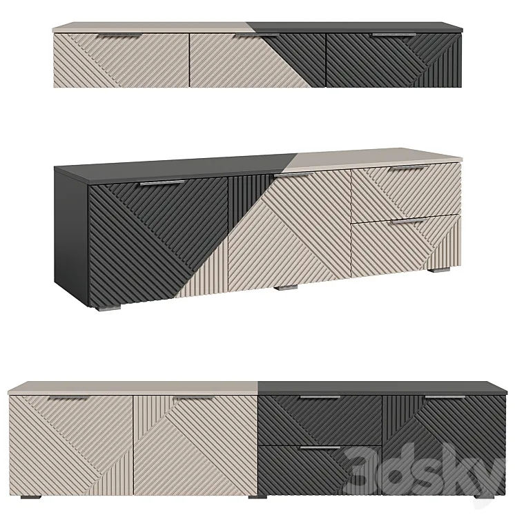 Shelton TV cabinets from divan.ru 3D Model Free Download Shelton TV cabinets from divan.ru 3D Model Free Download