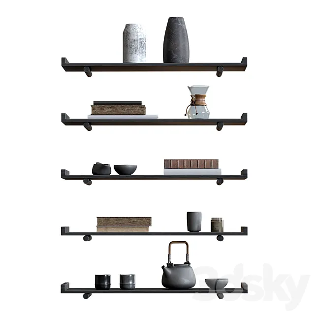 Shelves 3D Model