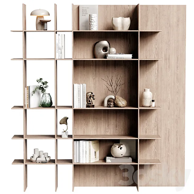 Shelves Decorative – Rack Set 13 3D Model Shelves Decorative – Rack Set 13 3D Model