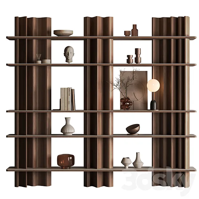 Shelves Decorative – Rack Set 23 3D Model Shelves Decorative – Rack Set 23 3D Model