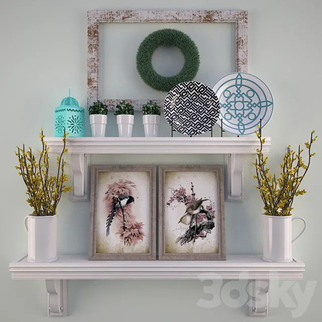 Shelves for kitchen 3DModel