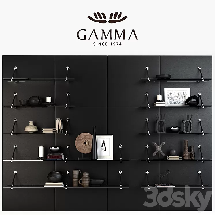 shelves Gamma Boulevard 3D Model shelves Gamma Boulevard 3D Model